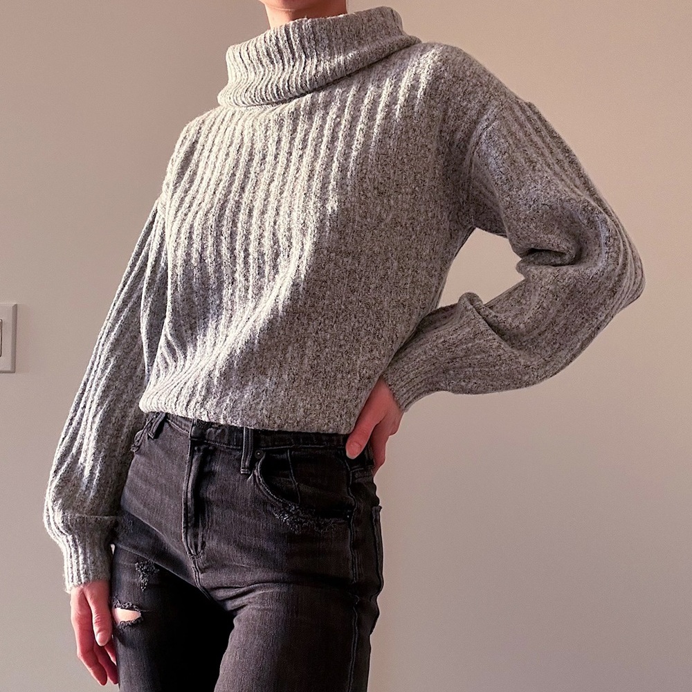 NWOT cropped turtleneck ⛸️